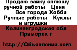 Продаю зайку сплюшу ручной работы › Цена ­ 500 - Все города Хобби. Ручные работы » Куклы и игрушки   . Калининградская обл.,Приморск г.